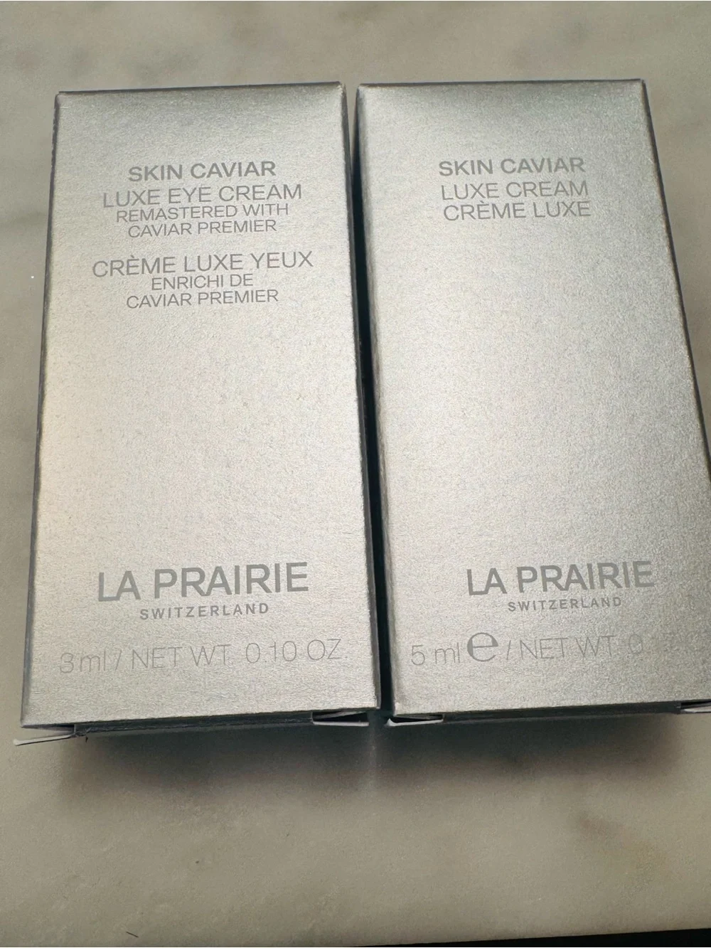 La Prairie Silver Skin Caviar Luxe Set with Gift Bag